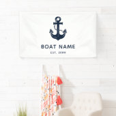 Persoonlijk Naamanker Bootsnaam Spandoek (Insitu)