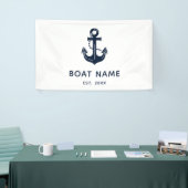 Persoonlijk Naamanker Bootsnaam Spandoek (Beurs)