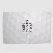 Persoonlijk naambericht golfhanddoek (Horizontaal)