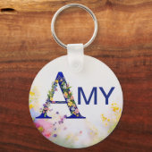 Persoonlijk naamcadeau - AMY Sleutelhanger (Achterkant)