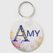 Persoonlijk naamcadeau - AMY Sleutelhanger (Achterkant)