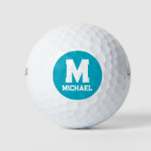 Persoonlijk naammonogram golfballen (Voorkant)