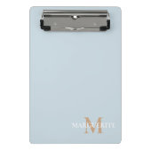 Persoonlijk naammonogram mini klembord (Voorkant)