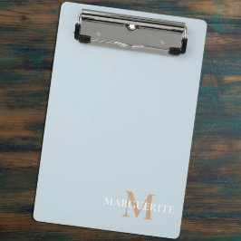 Persoonlijk naammonogram mini klembord
