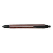 Persoonlijk namaak bruin leer zwarte inkt pen (Achterkant)