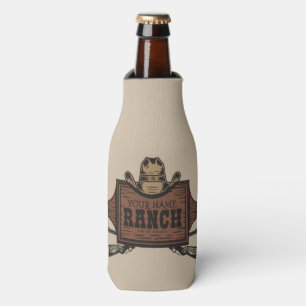 Persoonlijk NAME Cowboy-pistolen Western Ranch-bor Flesjeskoeler