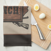 Persoonlijk NAME Cowboy-pistool Westers Rancheren Theedoek (Quarter Fold)
