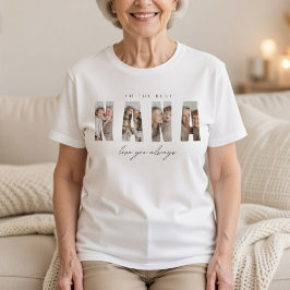 Persoonlijk NANA-foto T-shirt voor oma