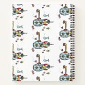 Persoonlijk Nautisch Onderzeeboot Onder Water Notitieboek (Achterkant)