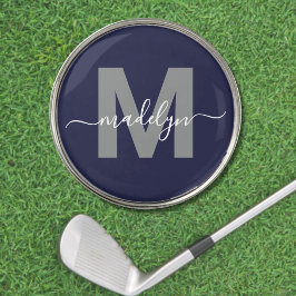 Persoonlijk Navy Blauwe Monogram