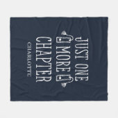 Persoonlijk Navy Cadeau Boekliefhebber Grappige Sp Fleece Deken (Voorkant (Horizontaal))
