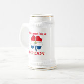 Persoonlijk Nederlands Kus Ik ben Schoon Bierpul (Voorkant links)