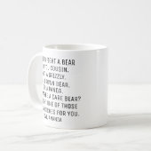 Persoonlijk neefje cadeau, Grappige neef Koffiemok (Voorkant links)