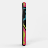 Persoonlijk Neon Abstract Patroon — Retro Design Case-Mate iPhone Case (Achterkant/rechts)
