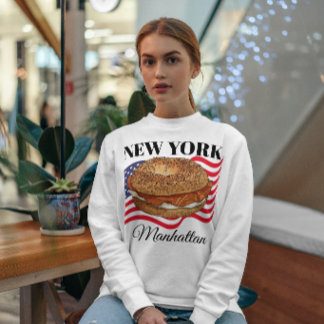 Persoonlijk New York Dames Lange Mouwen Tri-Blend Shirt
