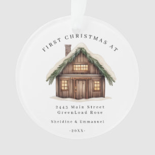 Persoonlijk nieuw huisornament, huis verwarmingsca ornament