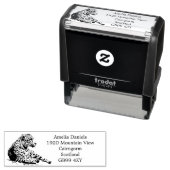 Persoonlijk nieuw Jaguar-adres Zelfinktende Stempel (In situ)