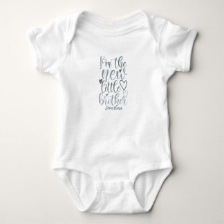 Persoonlijk Nieuw Kleine Broer Witte Baby Romper
