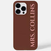 Persoonlijk nieuwe achternaam cadeau voor vrouw of Case-Mate iPhone case (Achterkant)