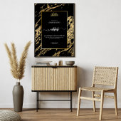 Persoonlijk Nikkah Welkom Acrylaat Bord – Goud