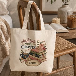 Persoonlijk nog één hoofdstuk boek liefhebber grote tote bag