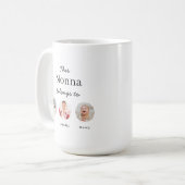 Persoonlijk Nonna-cadeau Koffiemok (Voorkant links)