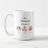 Persoonlijk Nonna-cadeau Koffiemok (Links)