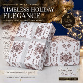 Persoonlijk Noords kerstcadeaupapier Cadeaupapier