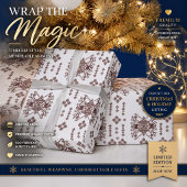 Persoonlijk Noords kerstcadeaupapier Cadeaupapier