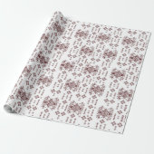 Persoonlijk Noors patroon inpakpapier (Uitgerold)