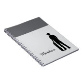 Persoonlijk notebook ontwerp cadeau voor jongens notitieboek (Rechterzijde)