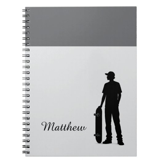 Persoonlijk notebook ontwerp cadeau voor jongens notitieboek (Voorkant)