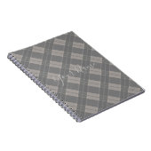 Persoonlijk Notebook Plaid - Elke Kleur HAMbWG Notitieboek (Rechterzijde)