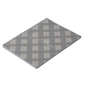 Persoonlijk Notebook Plaid - Elke Kleur HAMbWG Notitieboek (Linkerzijde)