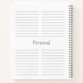Persoonlijk Notebook Tan - HAMbWG Notitieboek (Achterkant)