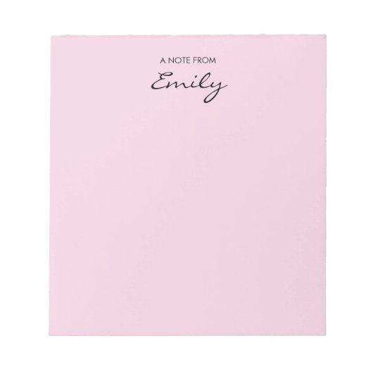 Persoonlijk notitieblok (Voorkant)