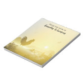 Persoonlijk Notitieblok Sunny Morning Boerderij La (Linkerzijde)