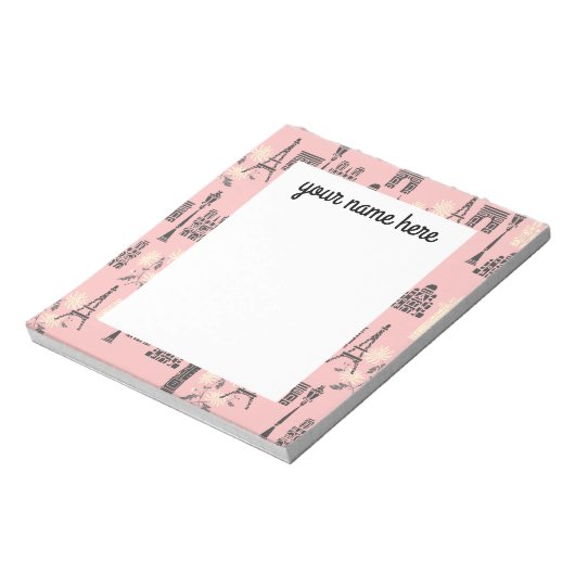 Persoonlijk Notitieblok van Parijs (Linkerzijde)