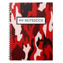 Persoonlijk notitieboek - Camouflage