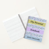 Persoonlijk notitieboek in pasteltinten (Binnen)