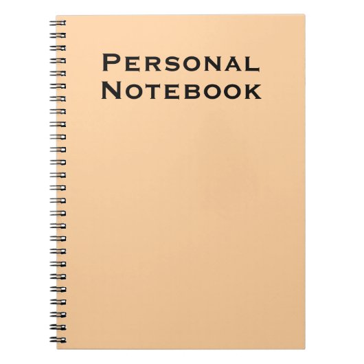 Persoonlijk Notitieboek Journaal (Voorkant)