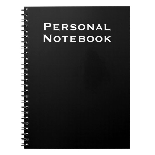 Persoonlijk Notitieboek Journaal (Voorkant)
