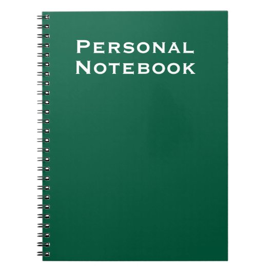 Persoonlijk Notitieboek Journaal (Voorkant)