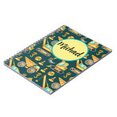 Persoonlijk Notitieboek met Bouwtrucks in Spiraalb (Linkerzijde)