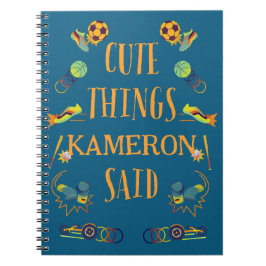 Persoonlijk Notitieboek met Cute Dingen Die Mijn Z