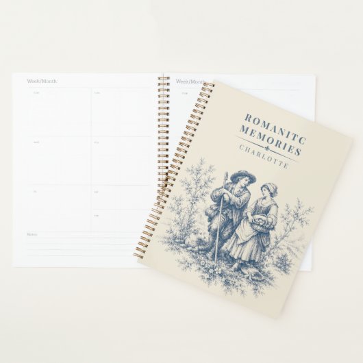 Persoonlijk notitieboek met Franse plattelandsherd (Display)