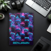 Persoonlijk notitieboek met gamingcontroller voor