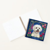 Persoonlijk notitieboek met Maltese hond in het bl (Binnen)