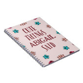 Persoonlijk Notitieboek met M'n Dochter Haar Cute (Rechterzijde)