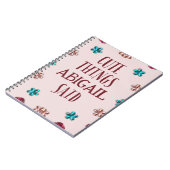 Persoonlijk Notitieboek met M'n Dochter Haar Cute (Linkerzijde)